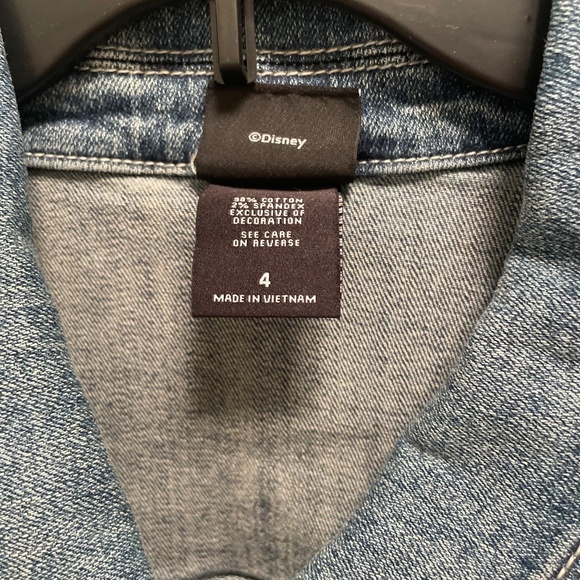 Torrid Disney Mickey Mouse Rainbow Denim Jacket - Medium Wash - Picture 5 of 7